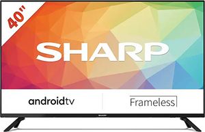 Oferta de Sharp 40FG6EA - Android TV (11) de 40" (Full HD, 2X HDMI, 2X USB, Bluetooth), Google Assistant, Chromecast, Dolby Audio, A... por 249,99€ en Amazon