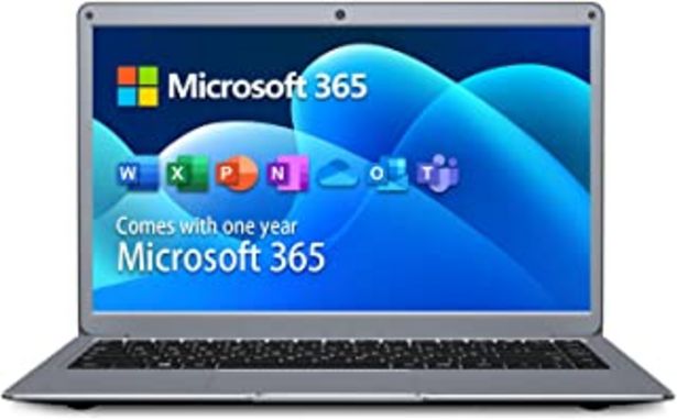 Oferta de Jumper Ordenador Portátil Full HD de 13,3 Pulgadas, Microsoft Office 365, 4GB RAM 64GB eMMC, Windows 10 laptop, Celeron N3... por 237,99€