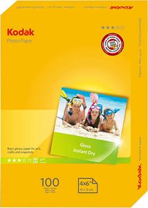 Oferta de Kodak K5740-097 - Papel fotográfico para impresoras de inyección de Tinta (100 Hojas, A6, 10 x 15 cm, 180 g) por 10,9€ en Amazon