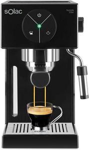 Oferta de Solac - Cafetera semi automatica Squissita | 1000 W | Cafe espresso y Cappuccino | Doub Cream | Vaporizador Orientable | C... por 99,99€ en Amazon