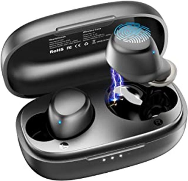 Oferta de TOZO A1 Mini Auriculares inalámbricos Bluetooth 5.0 en la Oreja Auriculares livianos Micrófono Incorporado, Auriculares co... por 19,99€
