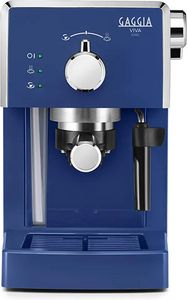 Oferta de Gaggia Viva Chic Midnight - Color azul - Cafetera Manual - 1025W de potencia - Capacidad 1 litro - Material plástico ABS (... por 88,23€ en Amazon