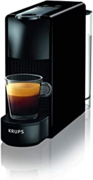Oferta de Nespresso Krups Essenza Mini - Cafetera monodosis de cápsulas (Reacondicionado) (Negro) por 79,9€