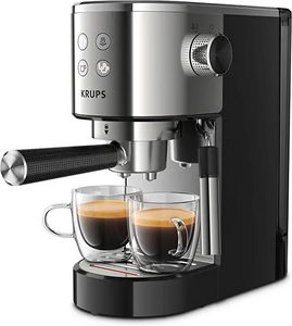 Oferta de Krups Virtuoso XP442C cafetera espresso, diseño compacto y elegante, capacidad 1.1 L, espresso, cappuccino, sistema Thermo... por 149,99€ en Amazon