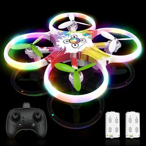 Oferta de Tech rc Drone para Niños, Sensor de Gravedad, Drone con Luces de Colores，Función de Despegue / Aterrizaje con Un Botón, Mo... por 45,99€ en Amazon