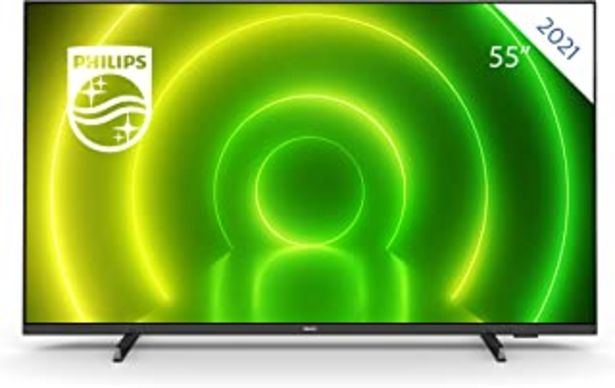 Oferta de Philips 55PUS7406/12 Smart TV UHD LED Android de 55 Pulgadas, Imagen HDR Vibrante, Dolby Vision cinematográfico y Sonido A... por 464,98€