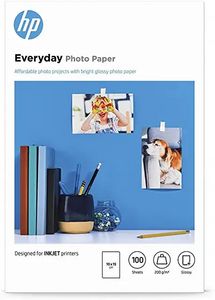 Oferta de HP Everyday Photo Paper, CR757A, 100 hojas de papel fotográfico brillante avanzado, compatible con impresoras de inyección... por 10,99€ en Amazon