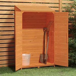 Oferta de Norheim Cobertizo de Jardín, Cobertizo Exterior Madera, Cobertizos de Almacenamiento, Casetas de Jardin, Cobertizos para H... por 277,99€ en Amazon