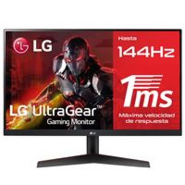 Oferta de Monitor gaming LG 24GN600-B 24'' Full HD  144Hz por 198,99€