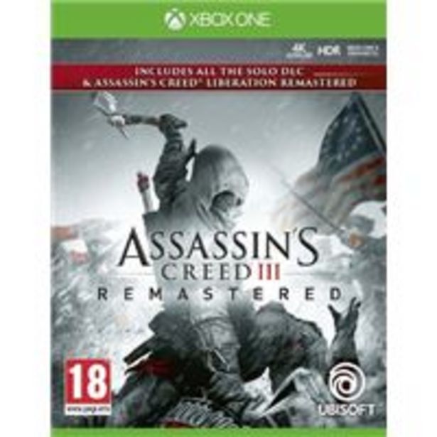 Oferta de Assassin's Creed III Remastered  Xbox One por 19,99€