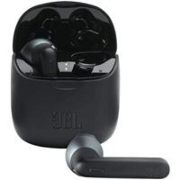 Oferta de Auriculares Bluetooth JBL Tune 225 True Wireless Negro por 59,99€