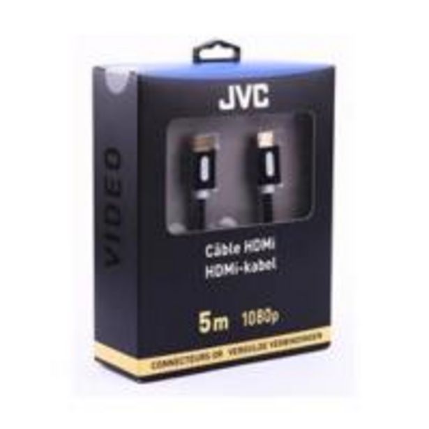 Oferta de Cable JVC HDMI Gold 5 metros por 4,99€