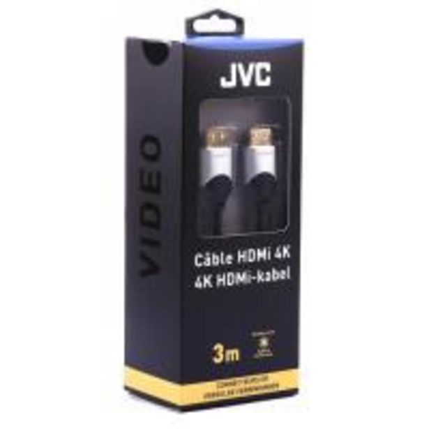 Oferta de Cable JVC HDMI UHD 4K 3m por 4,99€