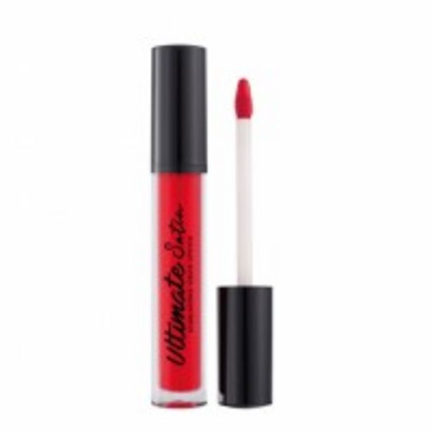 Oferta de Labial Ultimate Satin Longlasting Liquid Lipstick7,Red Valkyrie por 3€