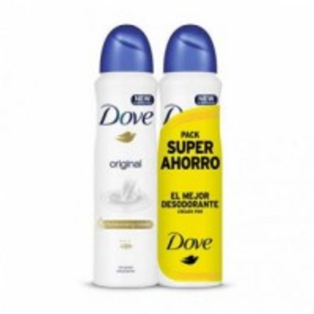 Oferta de Pack Desodorante Dove Spray Original por 4,99€