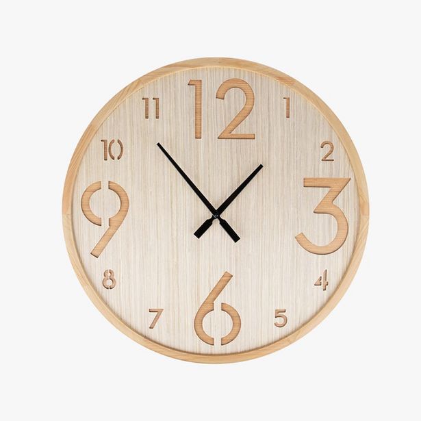 Oferta de Reloj de pared madera d64 cm GREENWICH por 54,99€