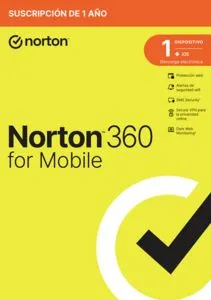 Oferta de Antivirus norton 360 mobile es 1 user 1 device 12mo box por 10€ en App Informática