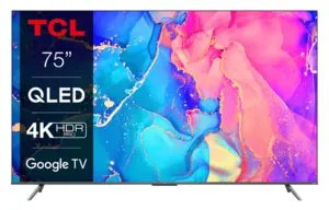 Oferta de Televisor tcl 75p c63 series 75c631 qled 4k ultra hd por 1051€ en App Informática