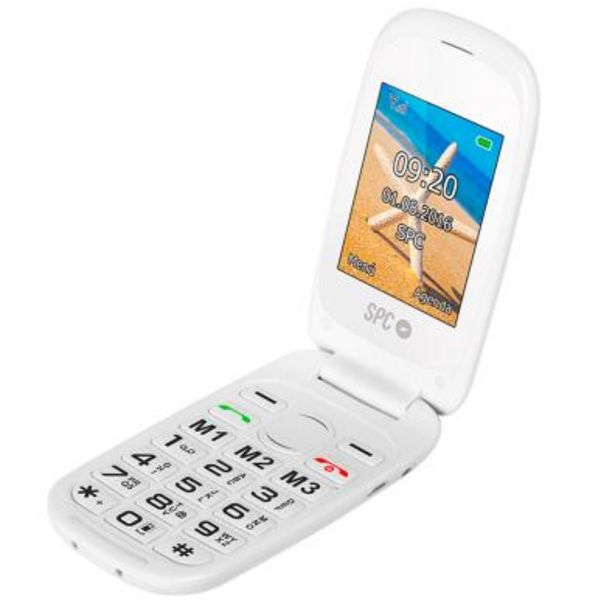 Oferta de Teléfono móvil SPC 2304B Blanco por 49,9€
