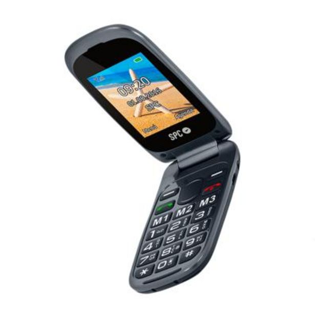 Oferta de Teléfono móvil SPC 2304N Negro por 49,9€