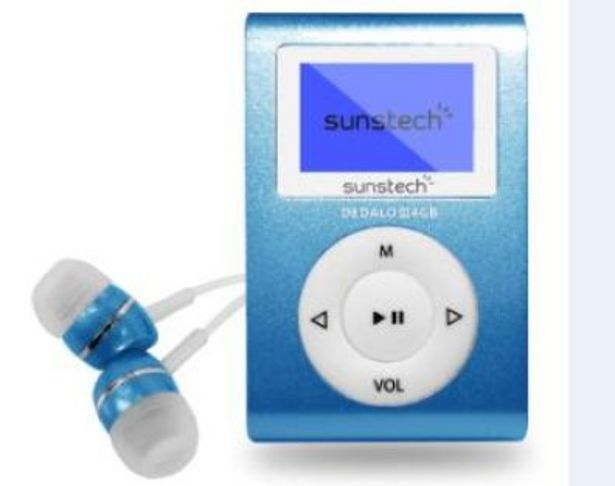 Oferta de Reproductor MP3 Sunstech DEDALO III 4GB por 18,9€