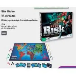 Oferta de Risk clasico ( hasbro... por 34,95€ en Jugueterías Nikki