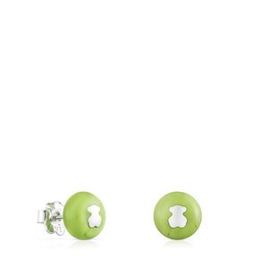 Oferta de Pendientes de cristal de Murano verde TOUS Icon Glass por 43€ en Tous