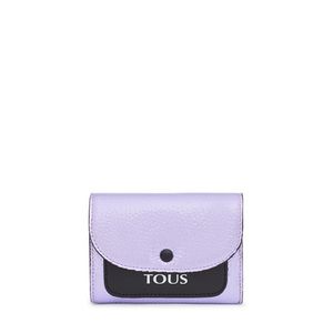 Oferta de Cartera de piel lila TOUS Empire por 63€ en Tous