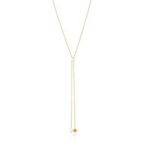 Oferta de Collar de plata vermeil y perla Sea Vibes por 103€ en Tous