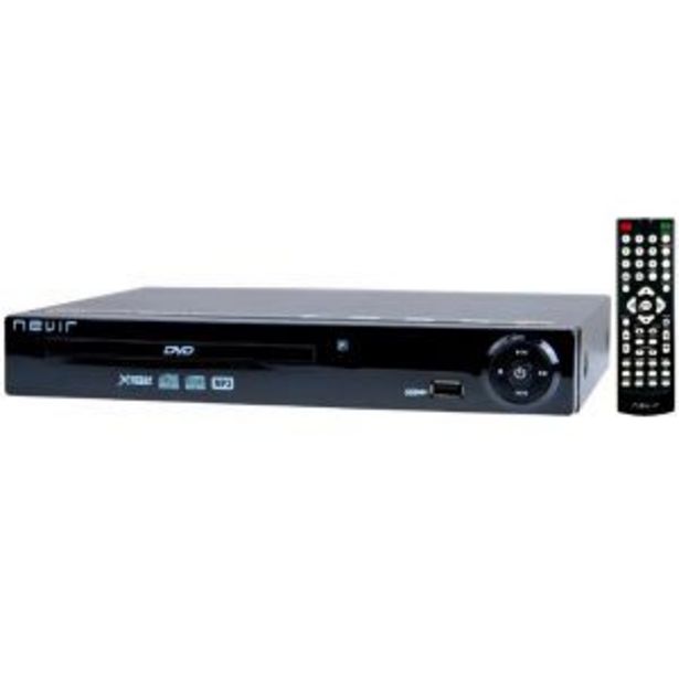 Oferta de DVD NEVIR NVR-2324 DVD-U USB REC por 25,9€