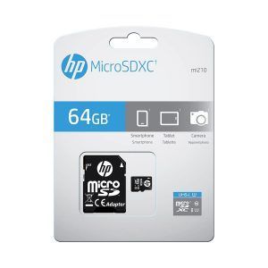 Oferta de TARJETA MEMORIA HP MICRO SD 64GB SDU64GBXC10HP-EF ADAPTADOR por 13,9€ en Electrocash