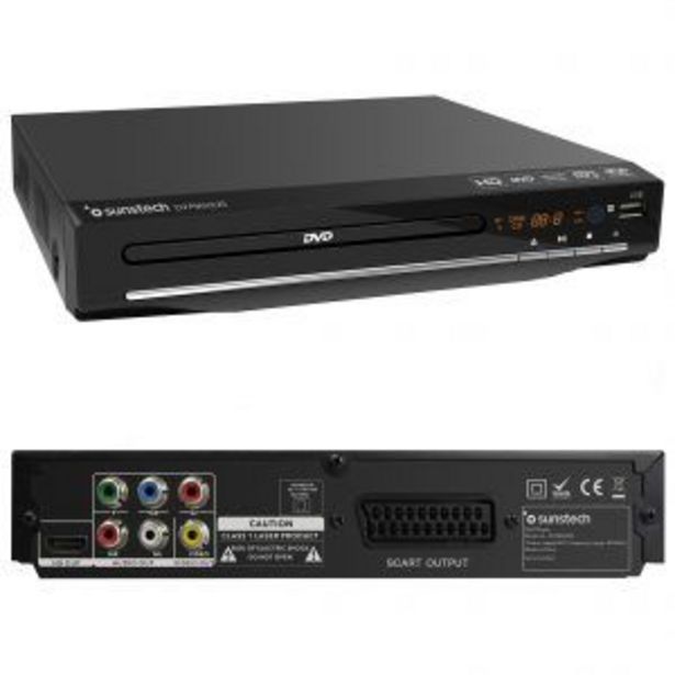 Oferta de DVD SUNSTECH DVPMH225 HDMI, USB por 30,9€