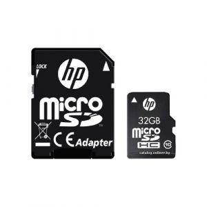 Oferta de TARJETA MICRO SD HP SDU32GBHC10HP 32GB CLASS10 ADAPTADOR por 6,9€ en Electrocash