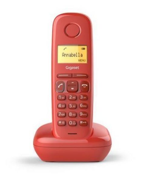 Oferta de TELEFONO SIEMENS GIGASET A 170 ROJO    por 19,95€