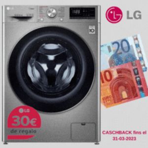 Oferta de LAVADORA-SECADORA LG F4DV5009S2S  9/6k 1400rpm E   por 899€ en Calbet