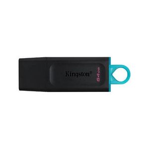 Oferta de MEMORIA USB KINGSTON 3.2 NEG/TURQ  64Gb por 5,95€ en Calbet