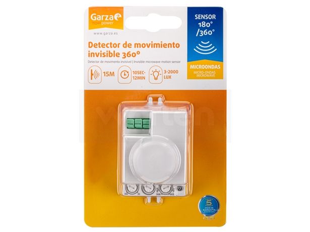 Oferta de Detector de Movimiento invisible GARZA 430036 por 9,97€