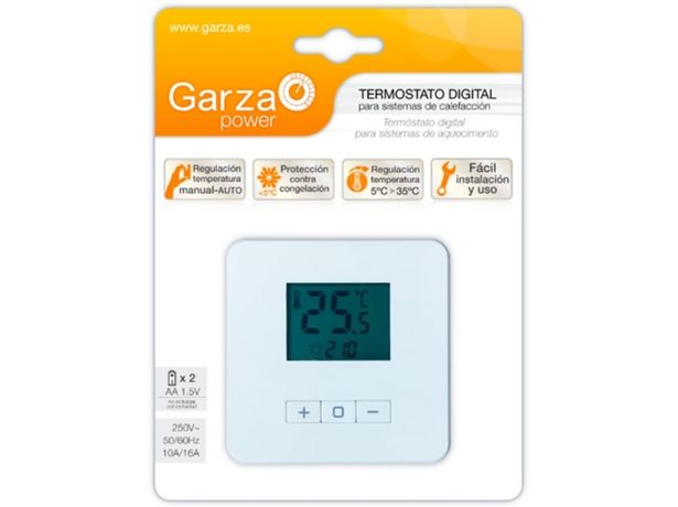 Oferta de Termostato digital GARZA 400610 por 26,97€