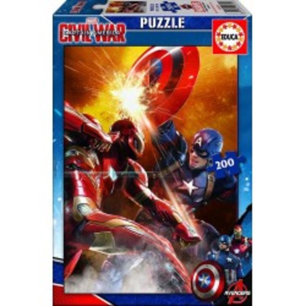 Oferta de  Puzzle Capitán America Civil War - 200 pcs...  por 5,99€