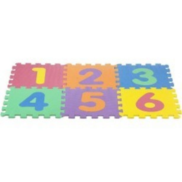 Oferta de  Puzzle eva 6 piezas números 32x32...  por 5,99€