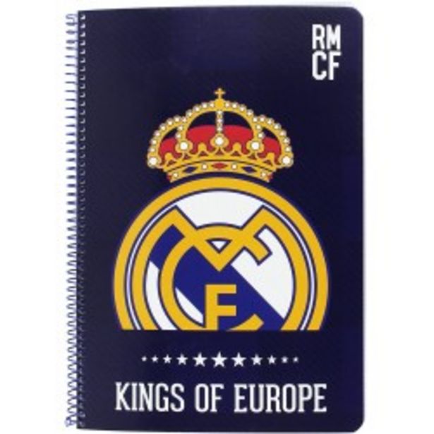 Oferta de  Libreta folio 80 hojas Kings Real Madrid...  por 3,99€