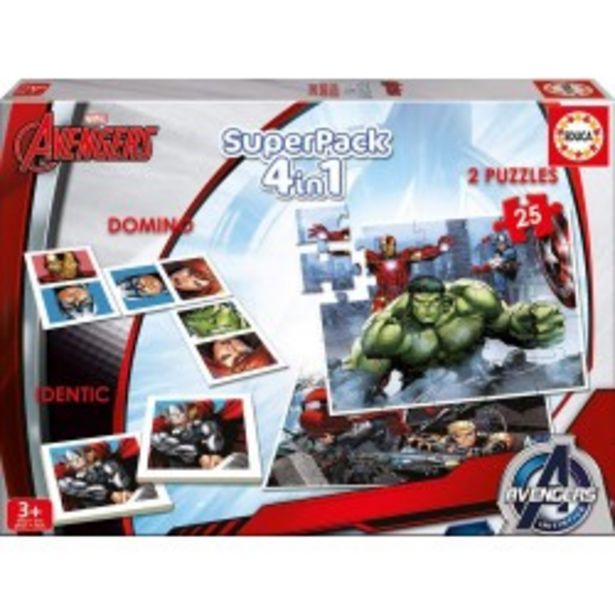 Oferta de  Superpack Avengers 4 en 1 educa (16692)  por 9,99€