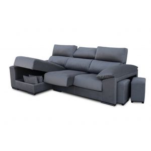 Oferta de Chaise Longue Izquierda con Arcón y 2 puff ARIEL por 972,3€ en Centro Hogar Sanchez