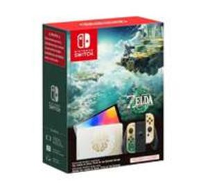 Oferta de Consola Nintendo Switch OLED The Legend of Zelda Tears of the Kingdom por 359€ en Mi electro