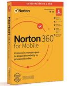 Oferta de Antivirus Norton 360 Mobile 1 Dispositivo 1 AñoAndroid, iOSAndroid, iOS por 9,99€ en Mi electro