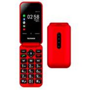 Oferta de Seniorphone Telefunken S740Rojo, Wifi, Bluetooth, 4G, Botón SOS, Manos LibresRojo, Wifi, Bluetooth, 4G, Botón SOS, Manos Libres por 74,9€ en Mi electro