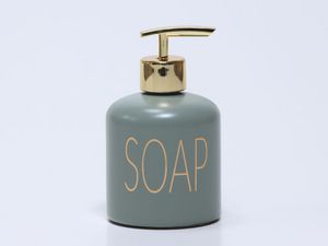 Oferta de DOSIFICADOR SOAP VERDE 8X8X14 por 3,99€ en Tiendas Mi Casa