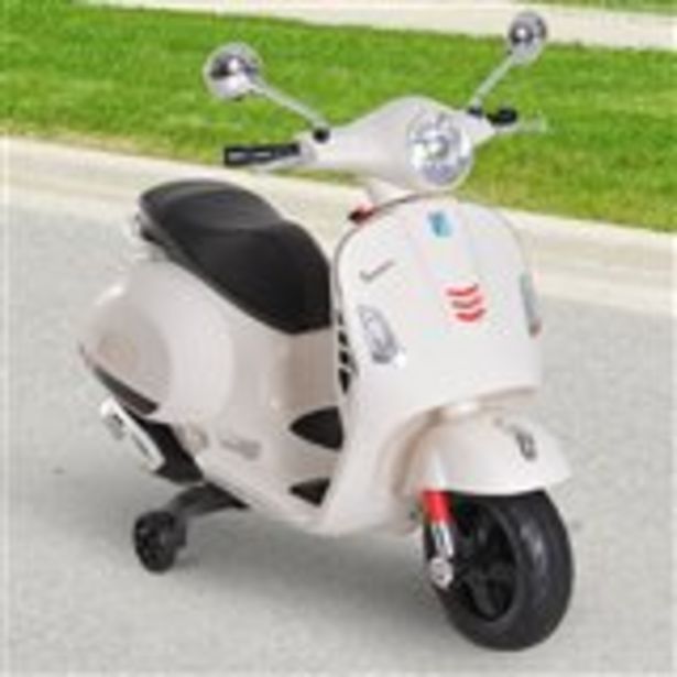 Oferta de Moto Eléctrica Infantil Coche Triciclo +3 Años 25kg Blanco por 121€