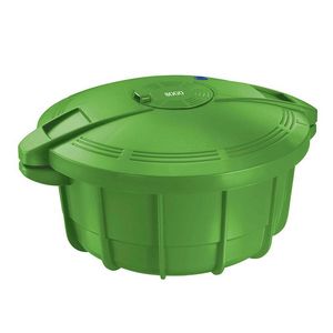 Oferta de Olla a presión para microondas SOGO SS-10775G 4L verde 26x31x13 cm por 22,99€ en Embargos a lo bestia