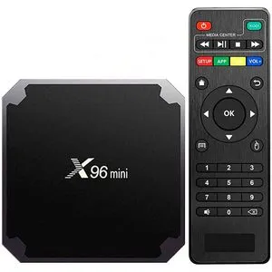 Oferta de Android TV X96 mini WiFi 8GB mando a distancia negro 1,7x8,2x8,2 cm por 26,99€ en Embargos a lo bestia
